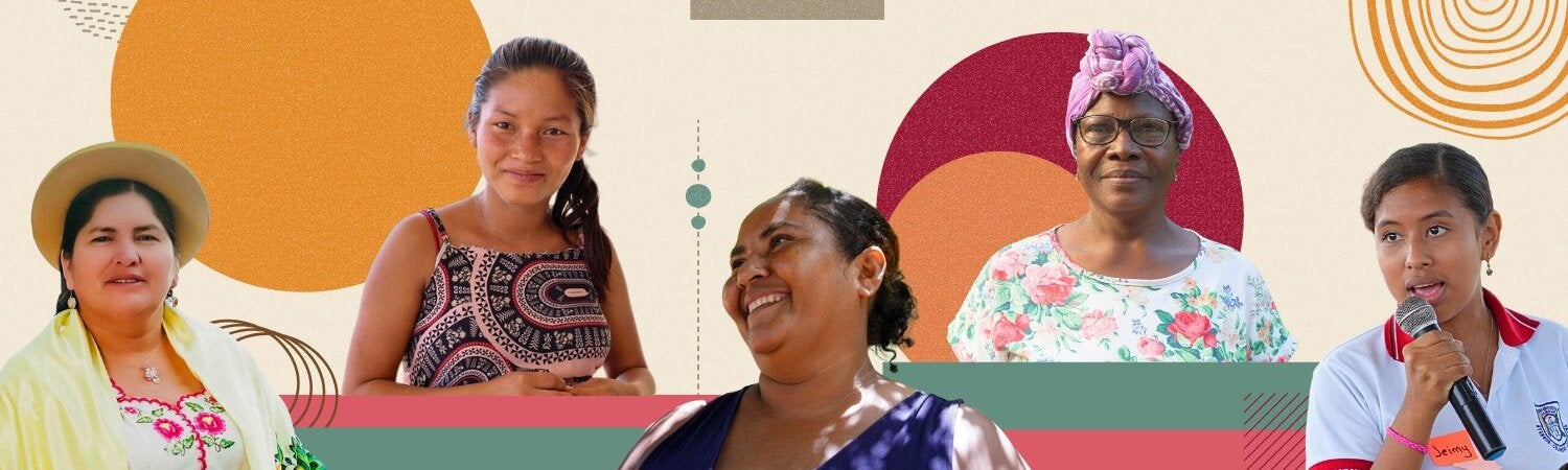 Imagen de mujeres diversas participantes del proyecto