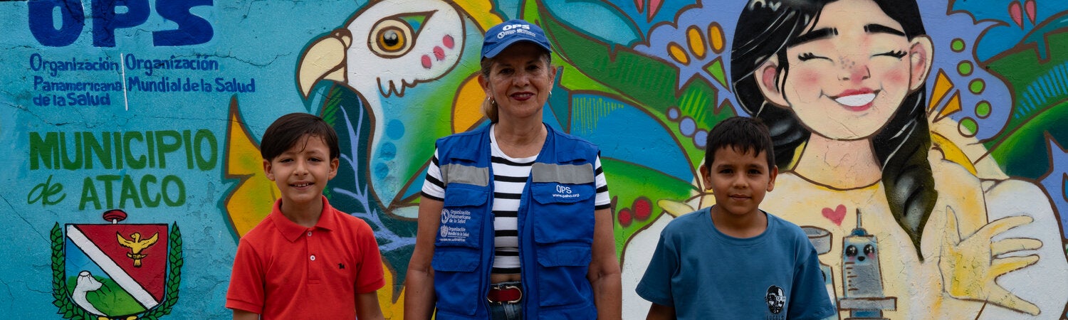 Personal OPS con niños