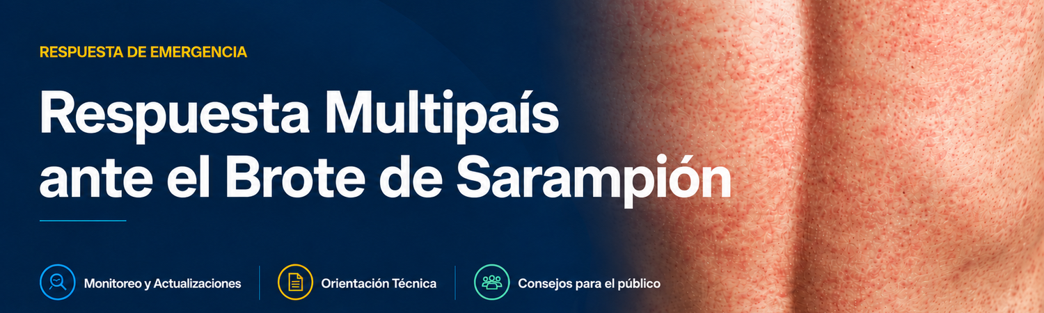 Respuesta a brote multipaís de sarampión