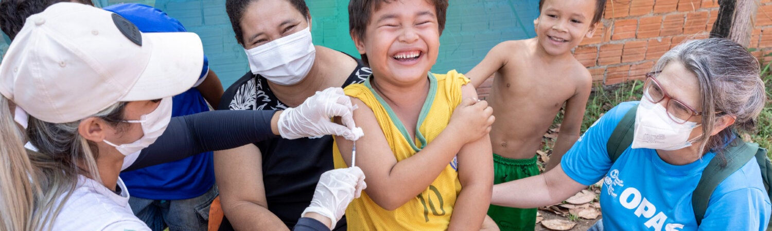 measles vaccination