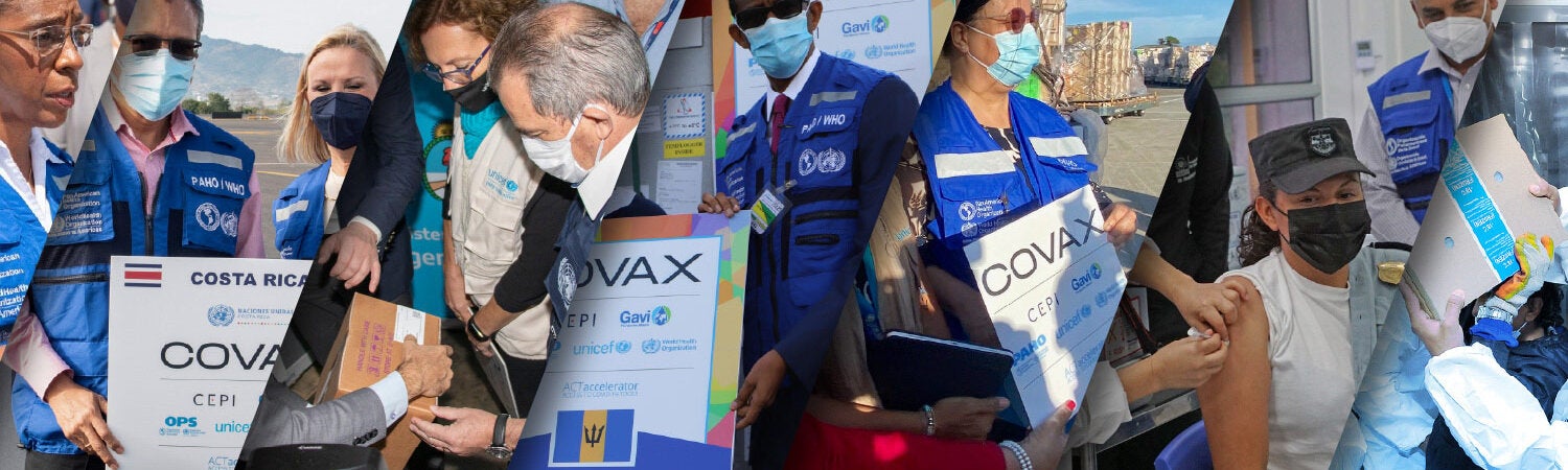 Arrival of COVID-19 vaccines to the Americas through COVAX