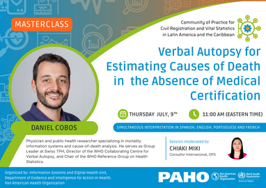 Verbal Autopsy to estimate causes of death in the absence of medical certification