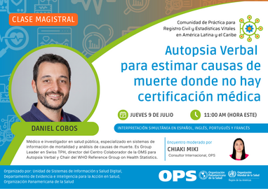 Autopsia Verbal para estimar causas de muerte donde no hay certificación médica