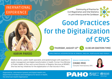 Good practices for the digitalization of CRVS
