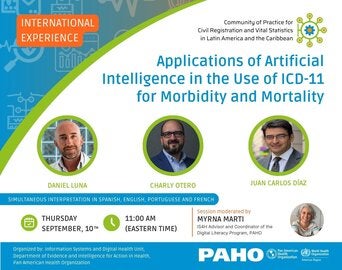 Applications of Artificial Intelligence in the Use of ICD-11 for Morbidity and Mortality