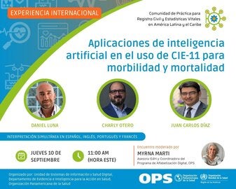 Aplicaciones de inteligencia artificial en el uso de CIE-11 para morbilidad y mortalidad