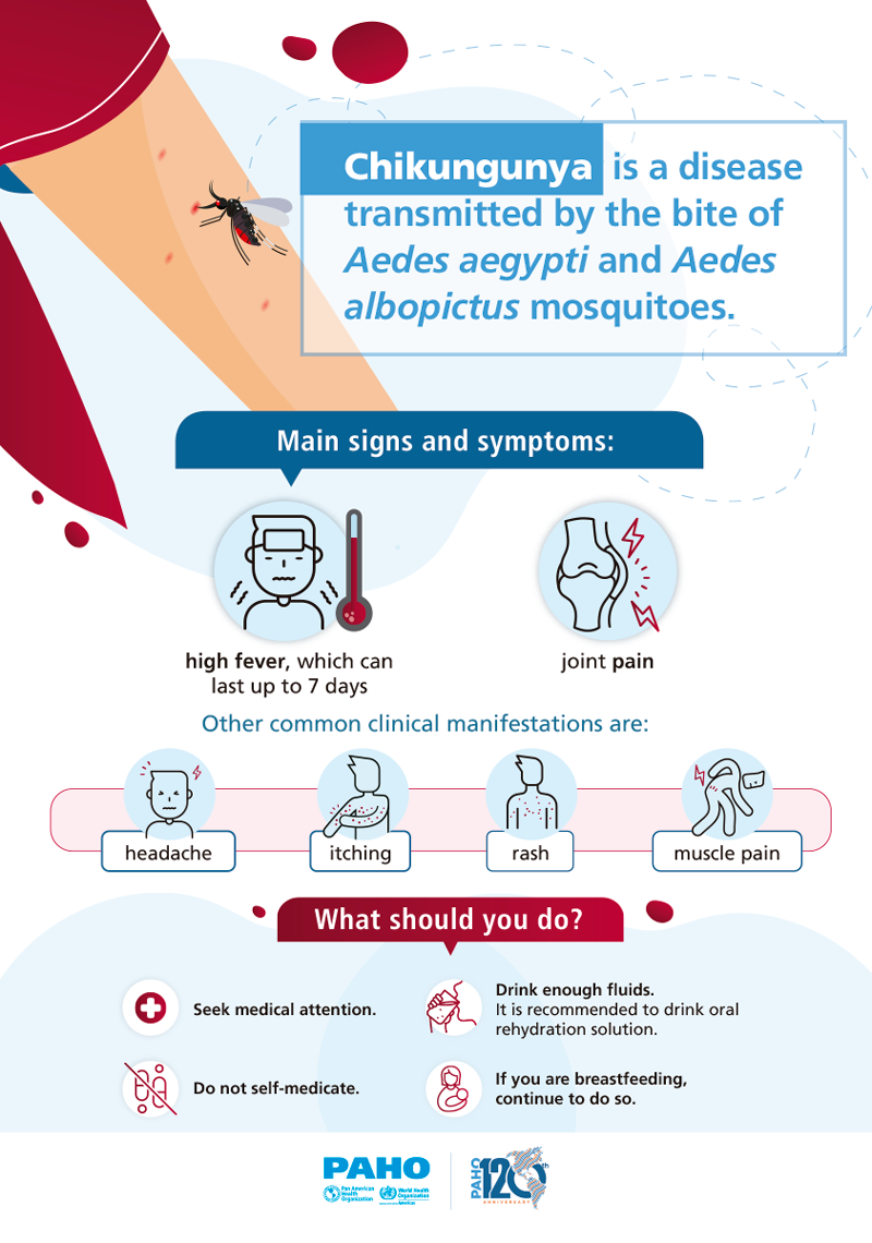 Poster: Chikungunya. Signs and symptoms