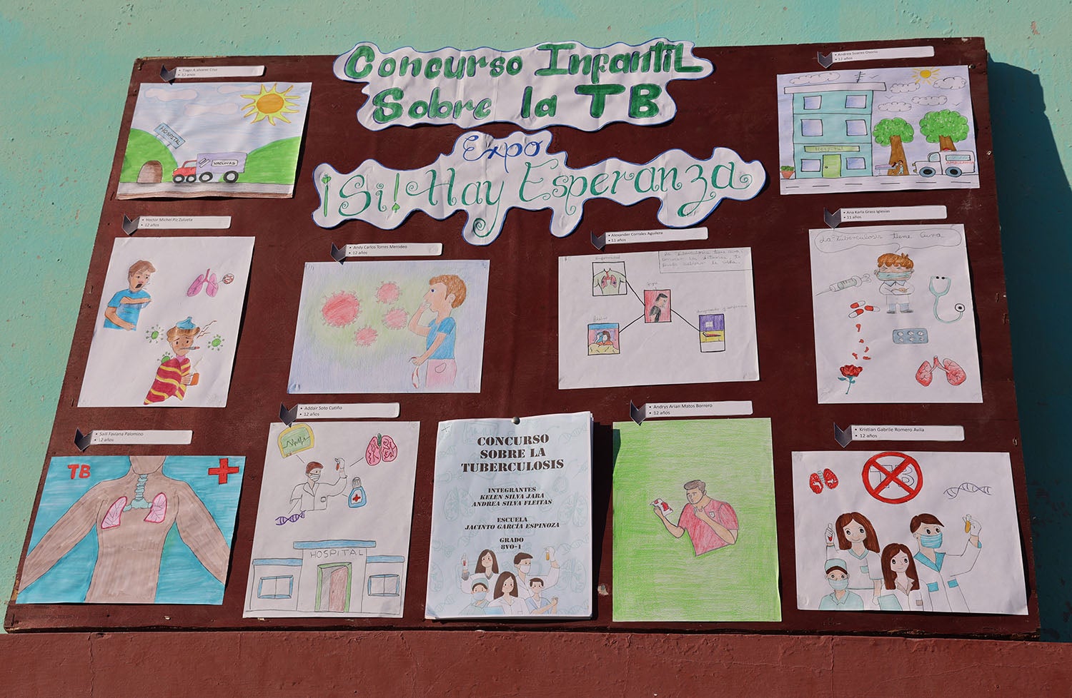 Trabajos premiados en concurso infantil por el Día Mundial de la TB, La Habana, Cuba