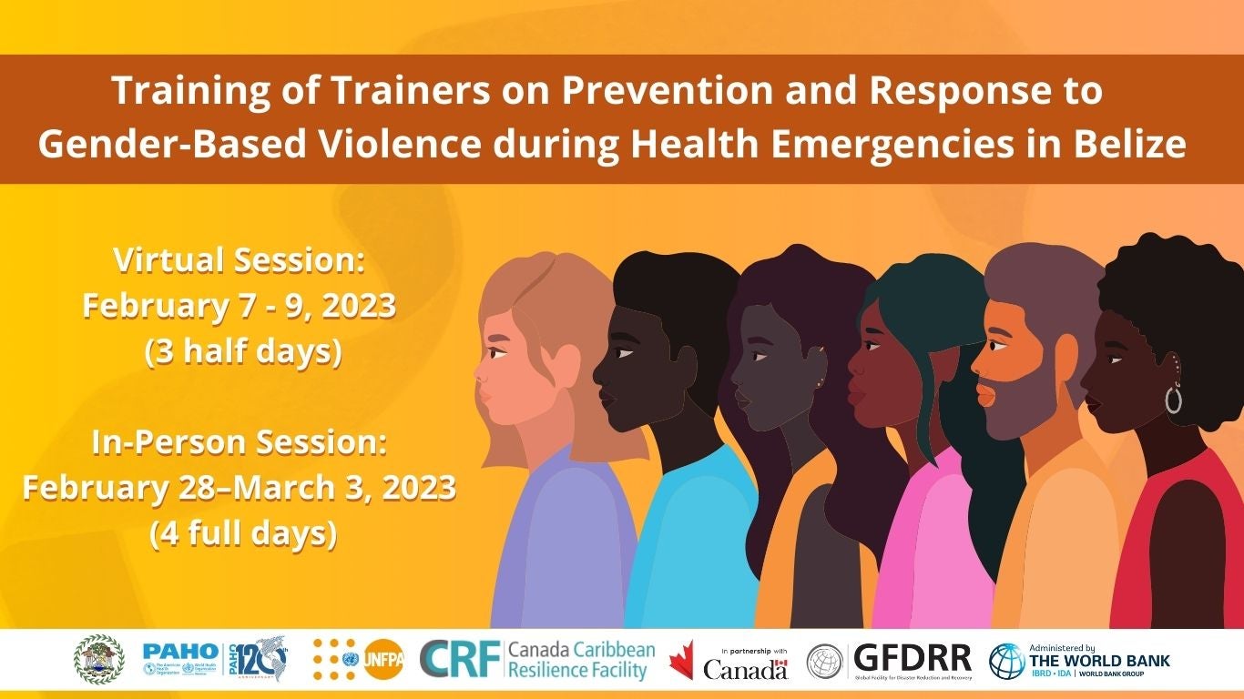 Training of Trainers on Prevention and Response to Gender-Based Violence during Health Emergencies in Belize