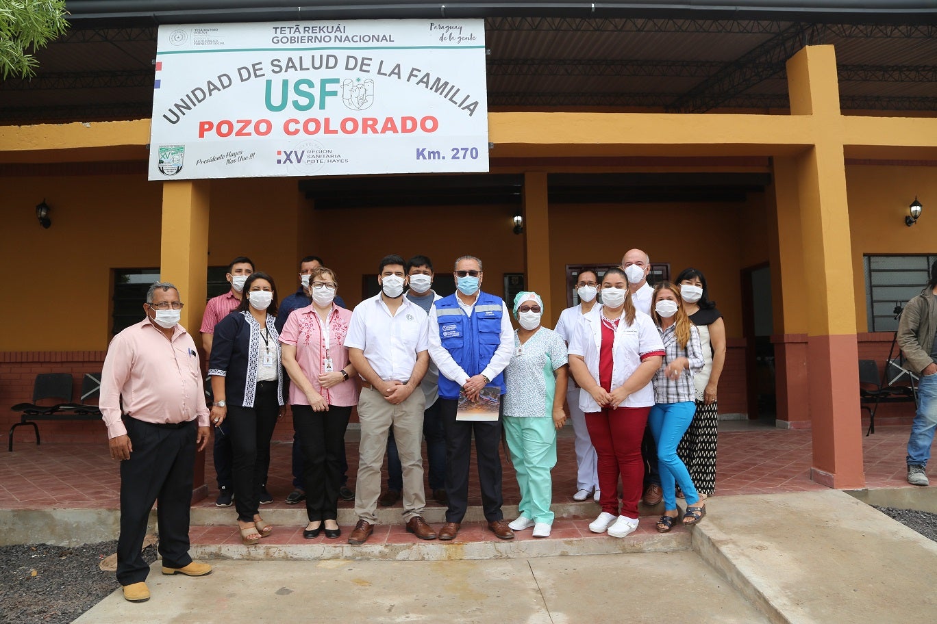 Personal de salud de la USF Pozo Colorado