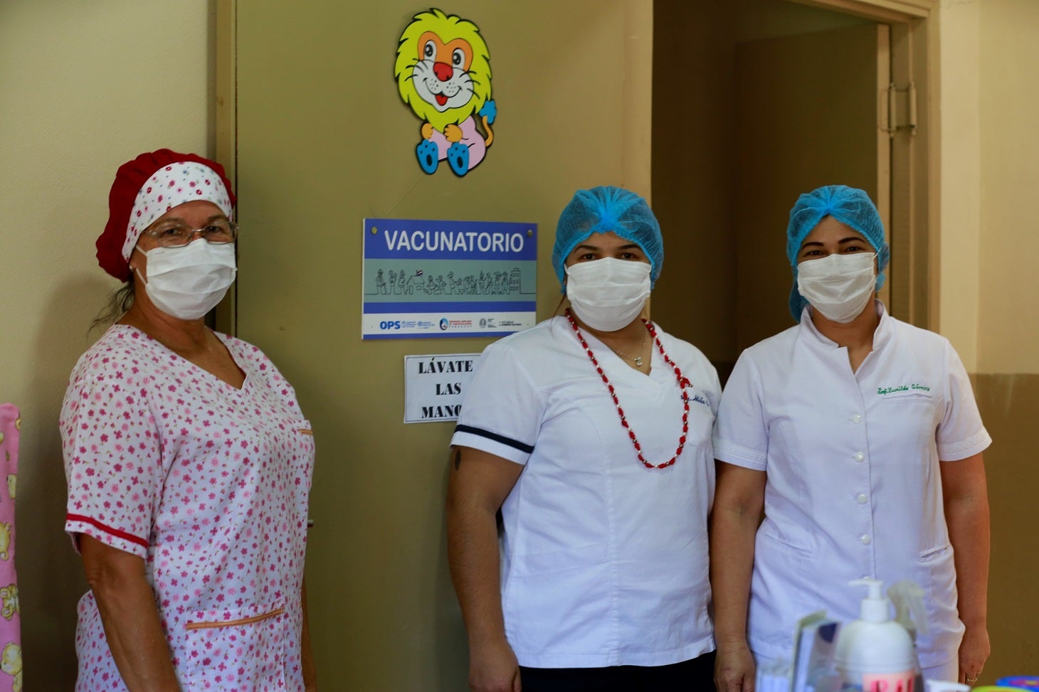 Profesionales del Centro de Salud Benjamín Aceval