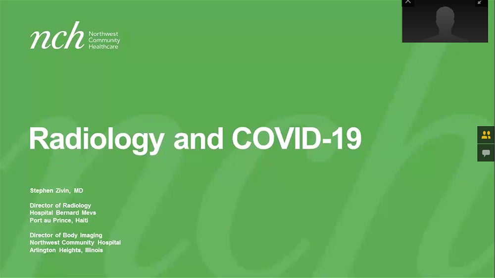 Webinar on radiology and COVID-19