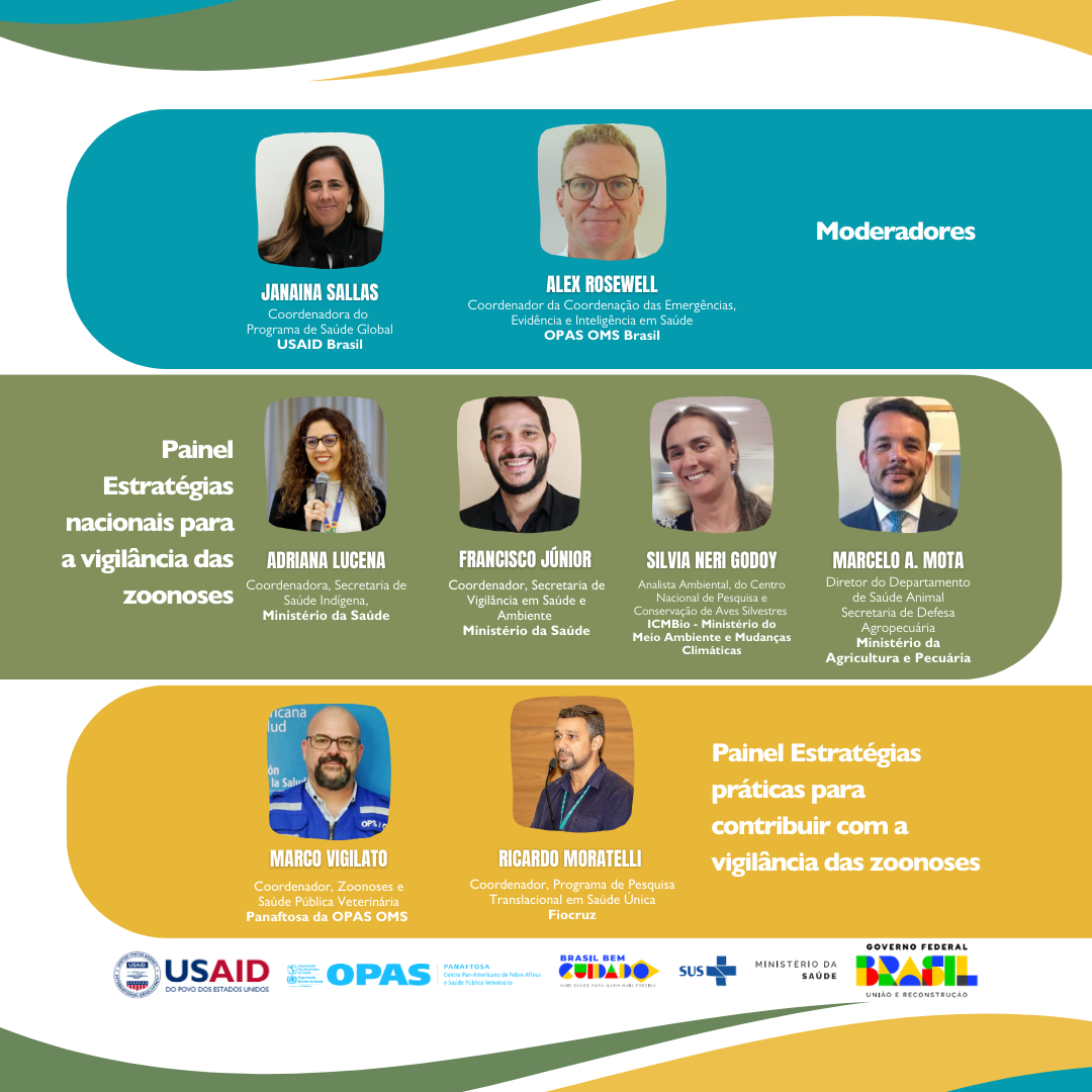 ""webinar agenda zoonoses palestrantes