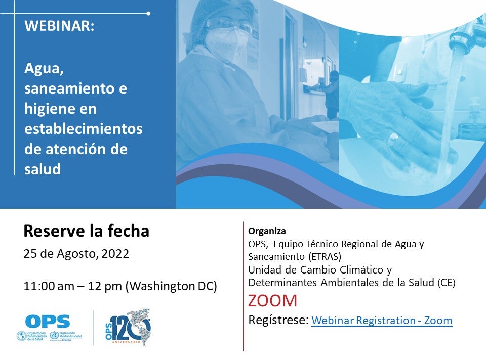 Agua, saneamiento e higiene en establecimientos de atención de salud 