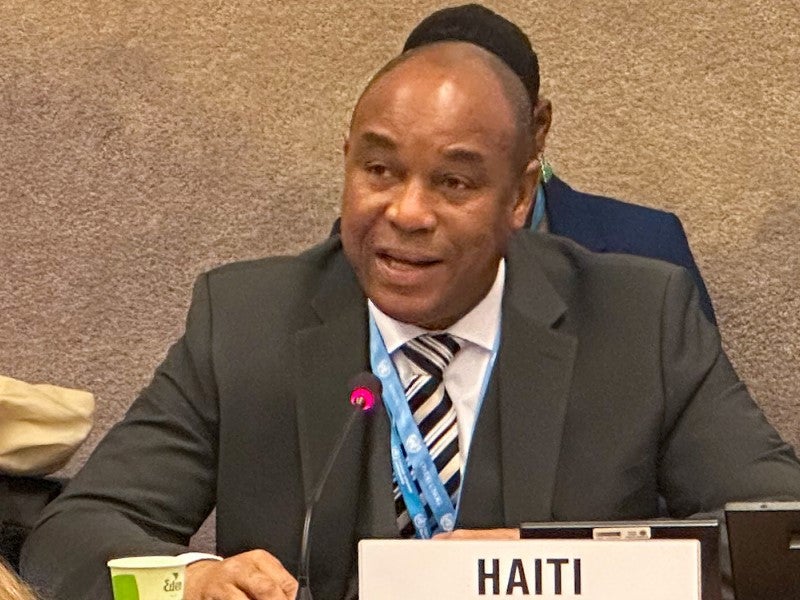 Justin Viard, Representante Permanente de Haití ante las Naciones Unidas en Ginebra