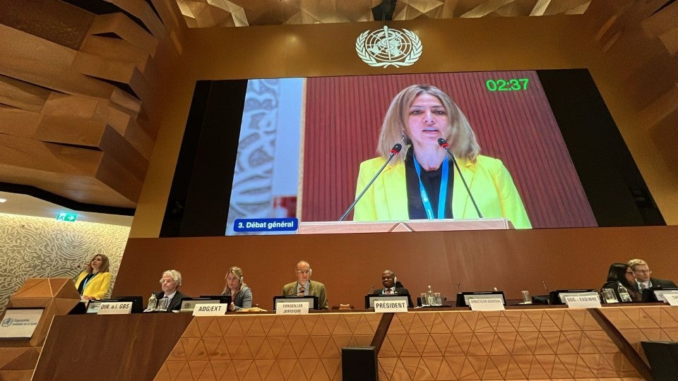 Bolivia en la Asamblea Mundial de la Salud