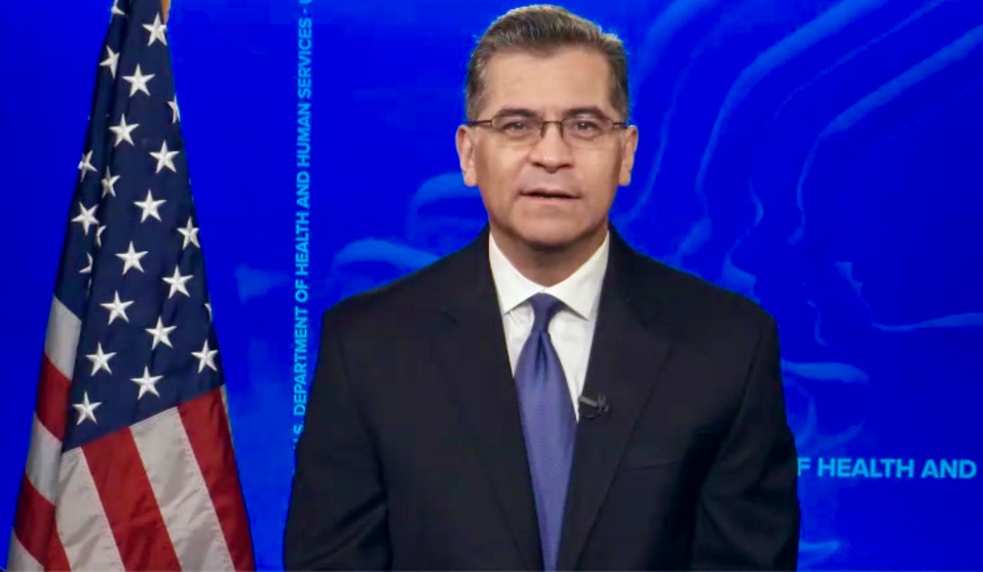 Secretario de Salud y Servicios Humanos de Estados Unidos, Xavier Becerra